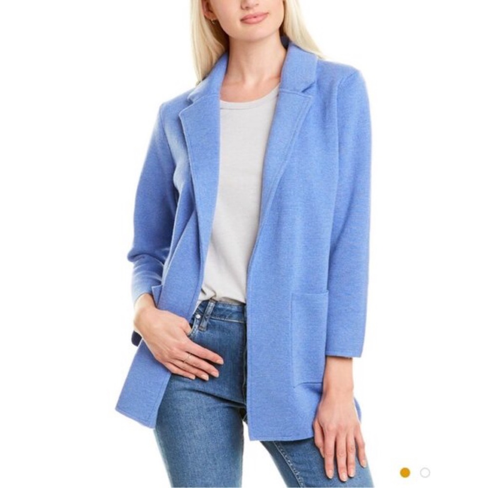 J.Crew Lightweight Sweater Blazer Blue Size Medium